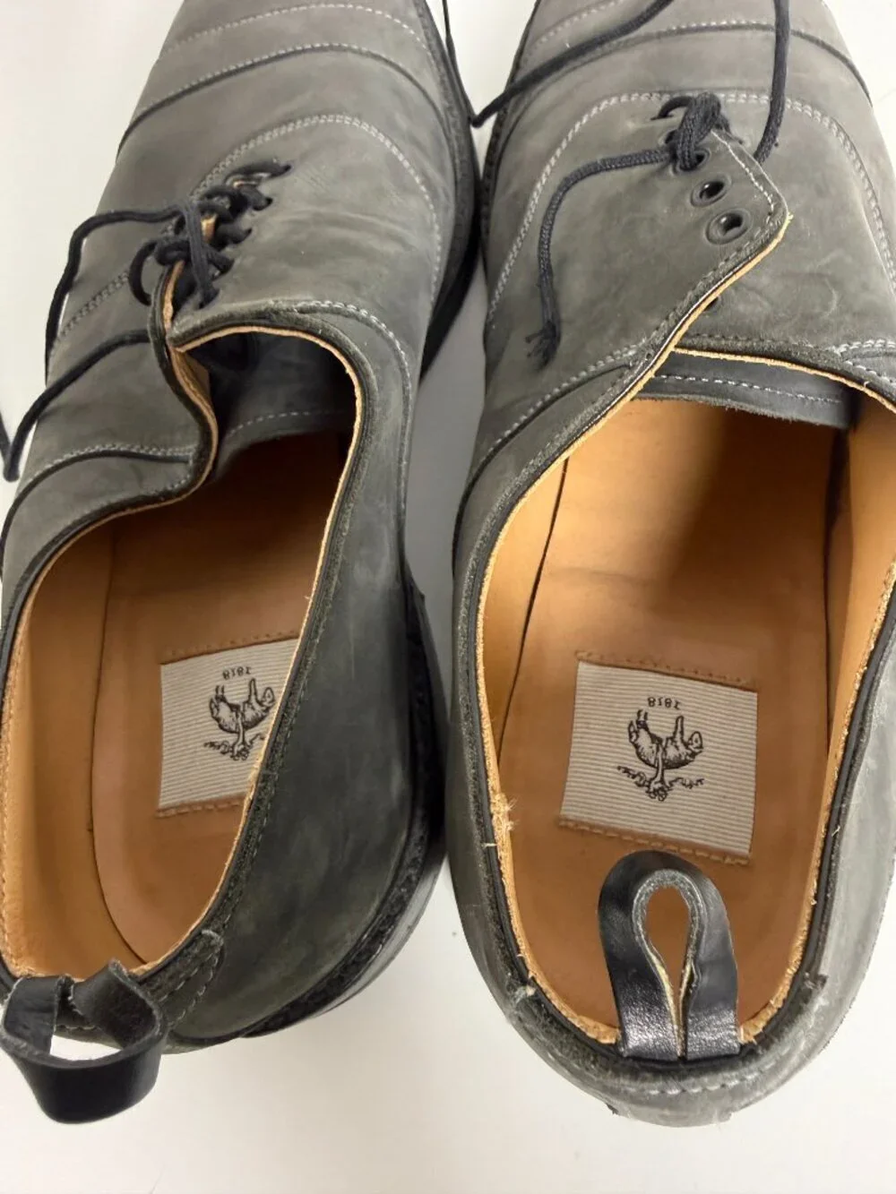 Crockett and Jones Balmoral Saddles/Brooks Brothers Black Fleece Size 9.5D
